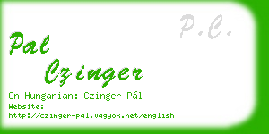 pal czinger business card